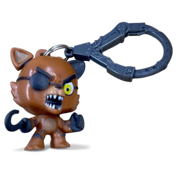 2015 FNAF Captain Foxy Keychain Backpack Bag Clip 5 Nights At Freddy’s Hangtag - Picture 3 of 5